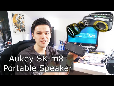 Aukey SK-M8 Portable Waterproof Bluetooth Speaker