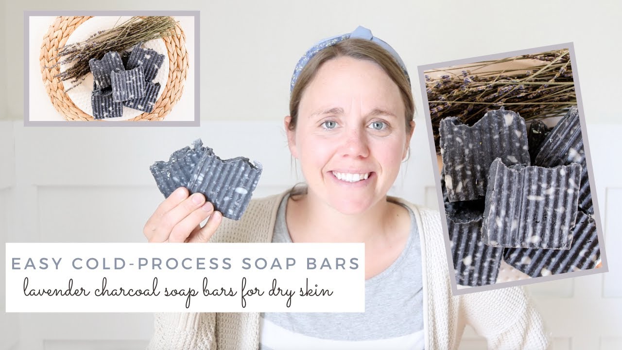 Easy Charcoal Soap Bars