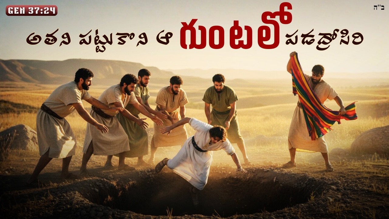 అతని పట్టుకొని ఆ గుంటలో పడద్రోసిరి || Gen 37:24 || Brothers & Yosef || Obadiah || #bethel_films