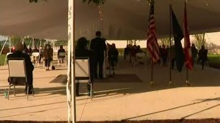 Ceremony at The War Memorial in Grosse Pointe Farms honors Michiganders who died