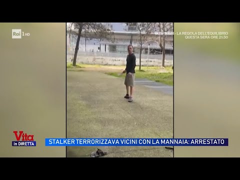 Video Milano, stalker terrorizza condominio con mannaia: arrestato - Vita in diretta 16/03/2026
