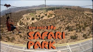 FLIGHTLINE SAFARI ZIP LINE!!! at the San Diego Zoo Safari Park!!