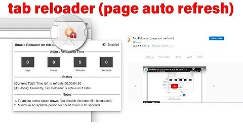 Tab Reloader (page auto refresh) - Browser Extension Review