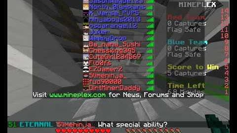 Playing CTF on Mineplex