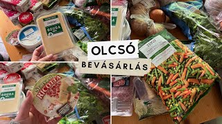 Olcsó bevásárlás 1 hétre + menü tippek 🍅🧀🥕!