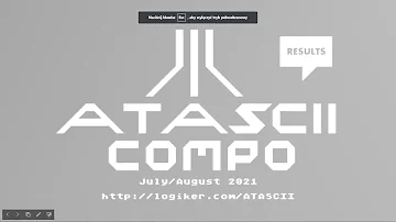 ATASCII Compo 2021 - The Results