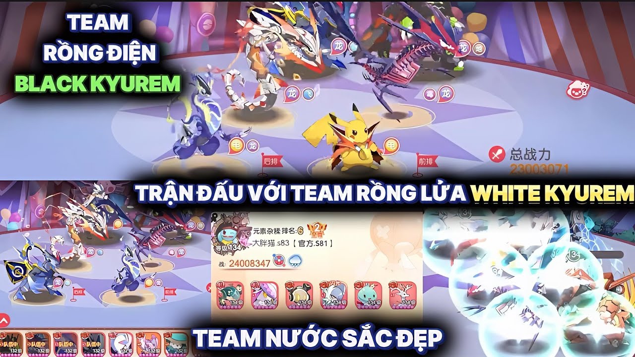 Pocket Incoming : Trận chiến Team Rồng Điện Black Kyurem của các Top ...