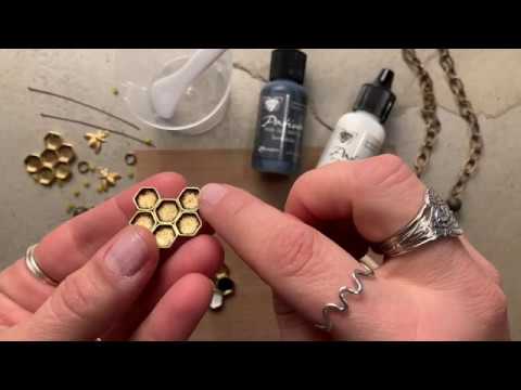 Making a Patina + Resin Pendant - Vintaj DIY Jewelry