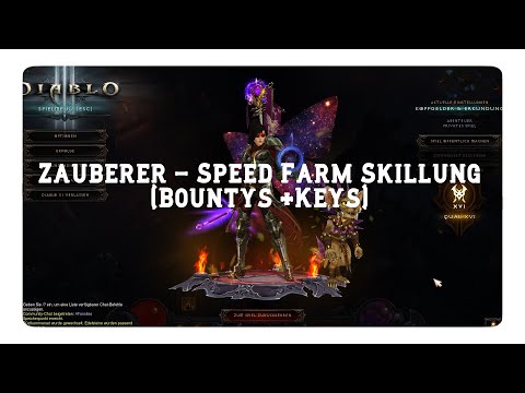 Diablo 3 - Zauberer: Hydra Speedbuild (Keys&Bountys, Frostbuild)