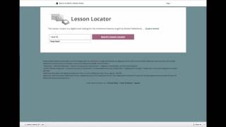 Information Lesson Locator: Using the keyword search News