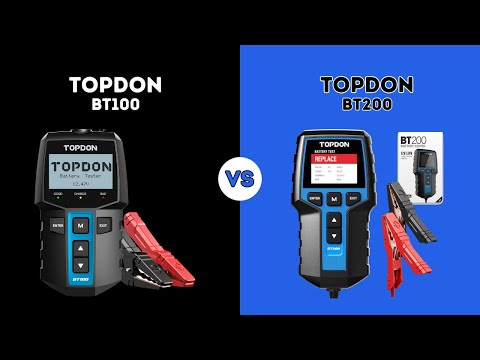 Topdon Battery Tester Bt100 Vs Bt200