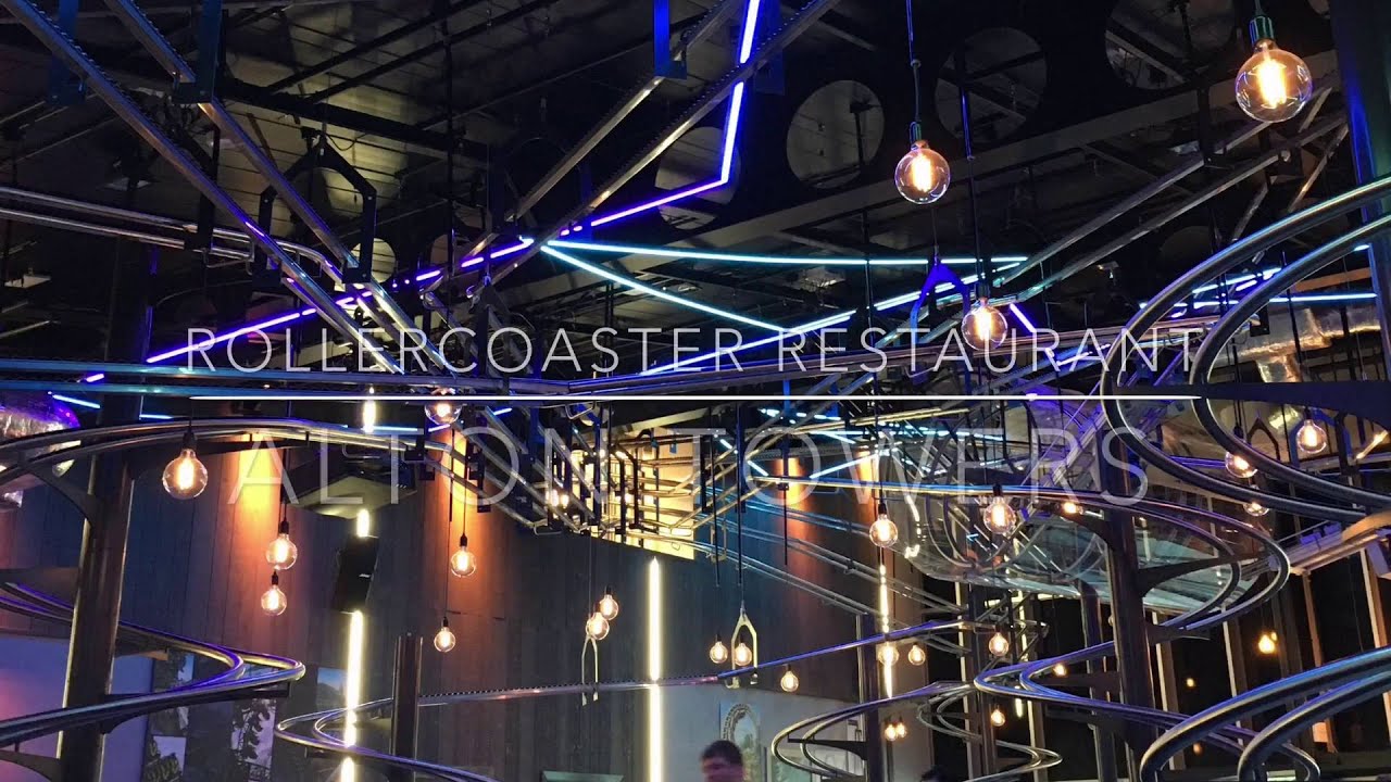 Rollercoaster Restaurant Alton Towers experience YouTube