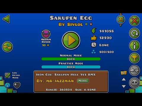 Sakupen Hell but... egg | Sakupen egg by Sivlol (Geometry dash 2.1)
