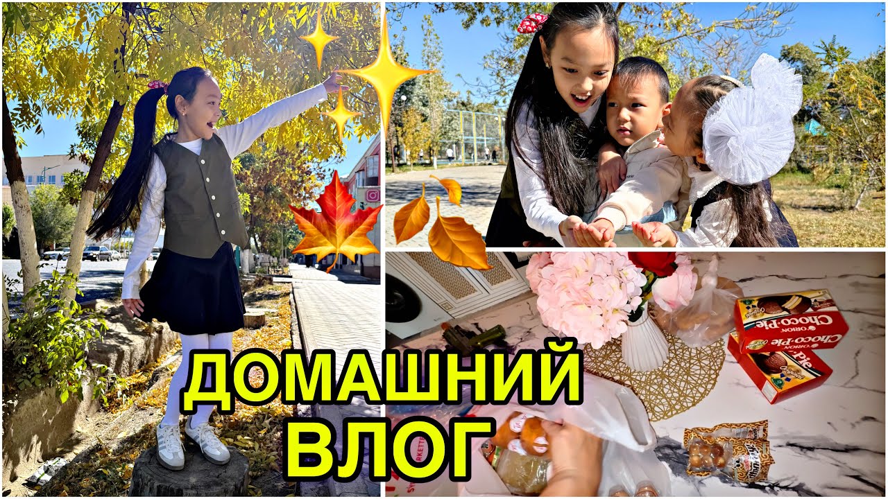 ДОМАШНИЙ ВЛОГ🏡🎥/БІРАЗДАН ВЛОГ БОЛМАДЫ🧐✨🍂🍁