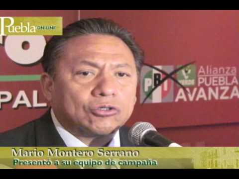 Mario Montero present a su equipo de campaa