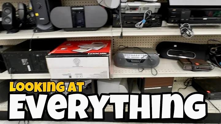 We Look At Every Vintage Electronics Item in this Thrift Store 