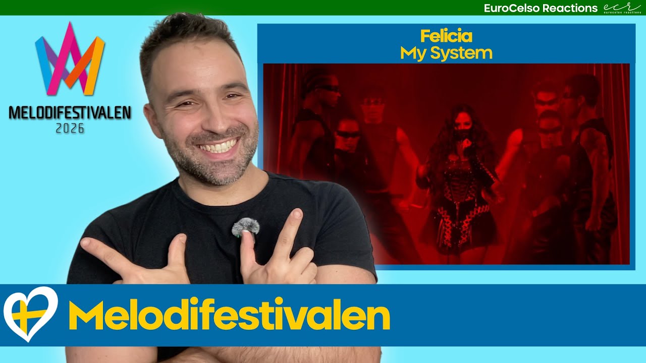 Первая реакция 🇸🇪: Felicia– My System (Melodifestivalen 2026) Евровидение 2026 Швеция