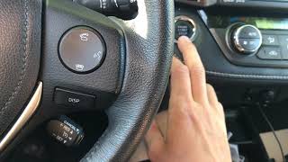 How to Reset Service Light On Rav4 Push button Maintenance Required Light