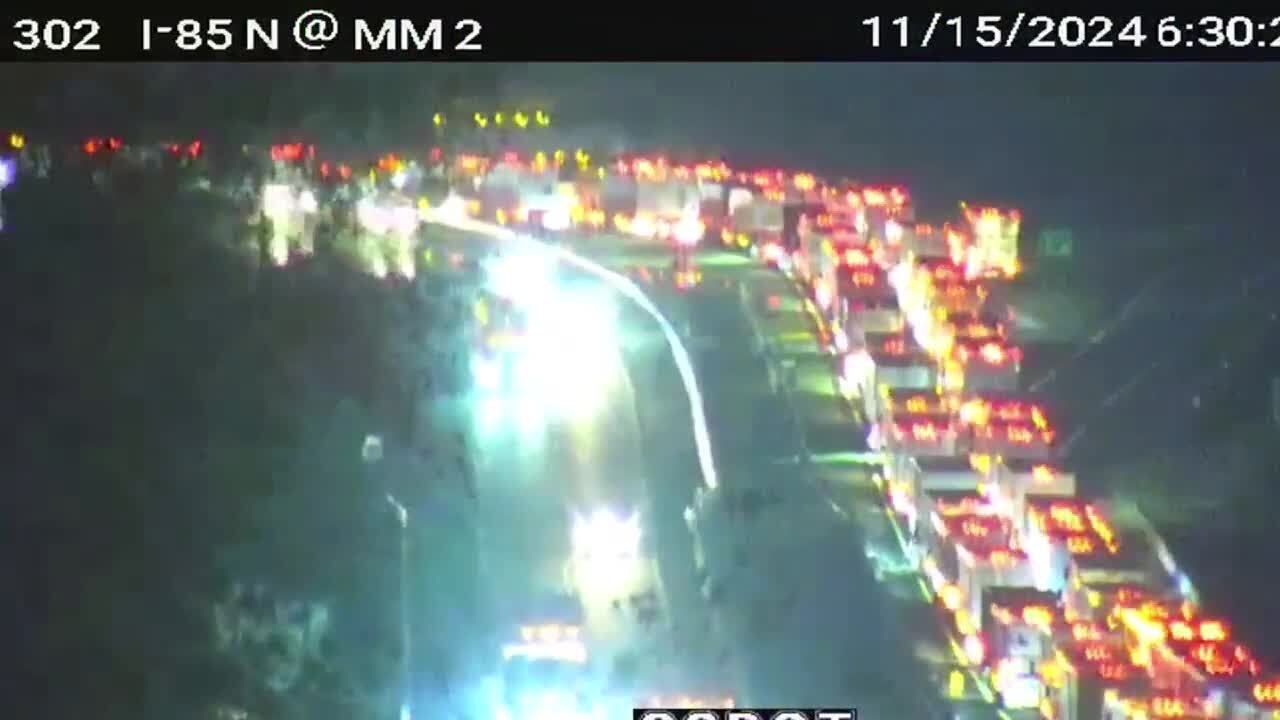 SCDOT: All lanes blocked on I-85 near the Georgia, South Carolina state ...