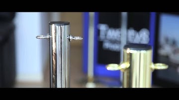 Executive Rope Barrier Post