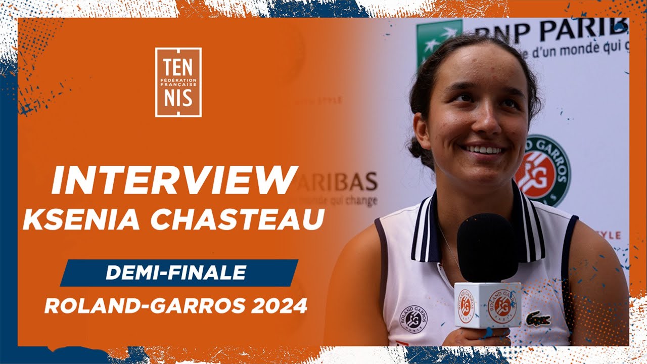 Interview de K. Chasteau après la demi-finale Tennis-Fauteuil Simple Junior de Roland-Garros | FFT