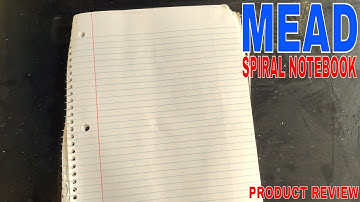 ✅  Mead Spiral Notebook 🔴