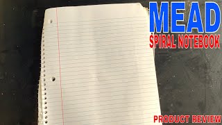 ✅  Mead Spiral Notebook 🔴