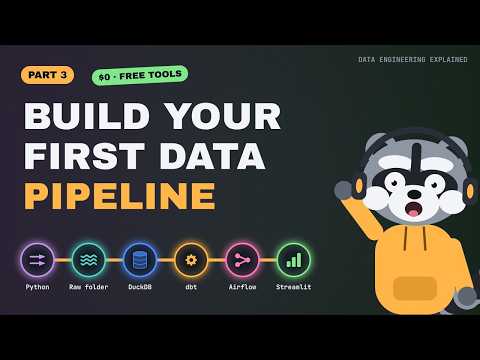 Data Engineering Explained Part 3: Build Your First Data Pipeline (Free Tools, Step by Step)