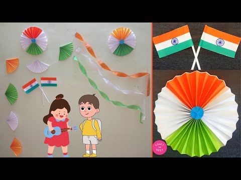 Republic Day Backdrop for Kids Photoshoot | Decoration Ideas | Paper Craft | DIY | Independence day