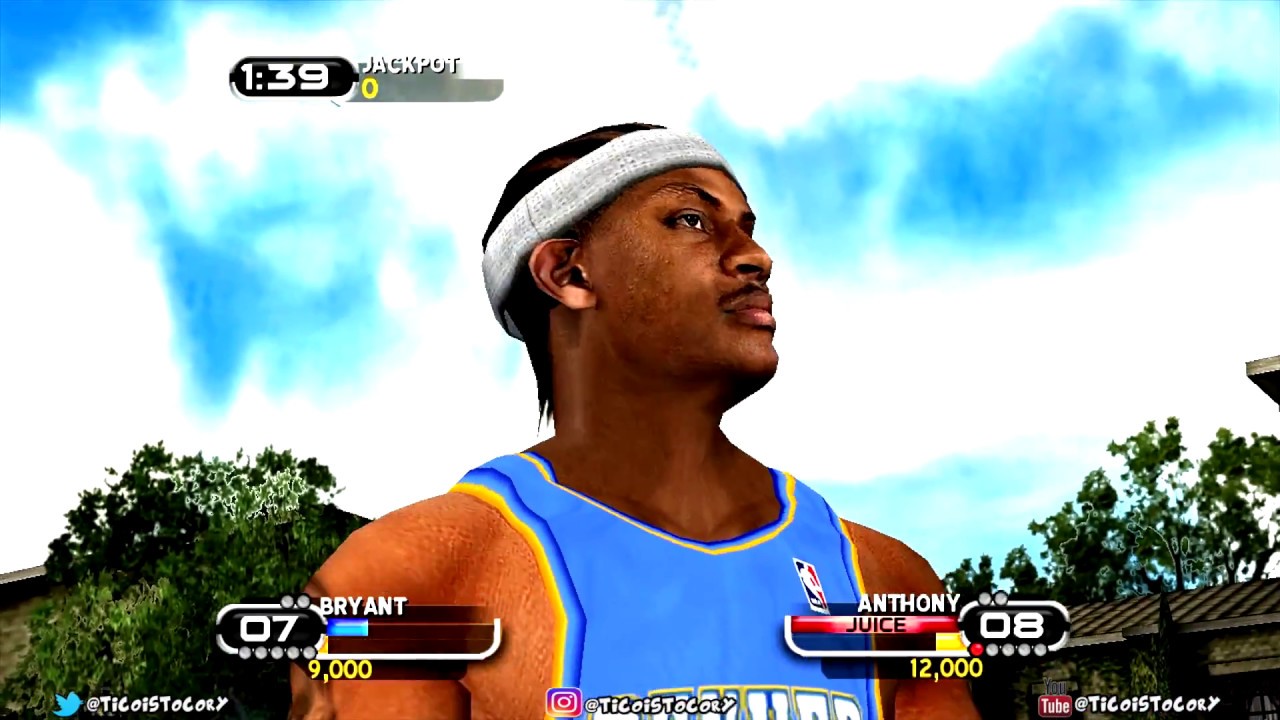 NBA Ballers In Crispy HD: 1v1 Braided Melo vs Kobe Best of 2 to 11 Last Video of 2017