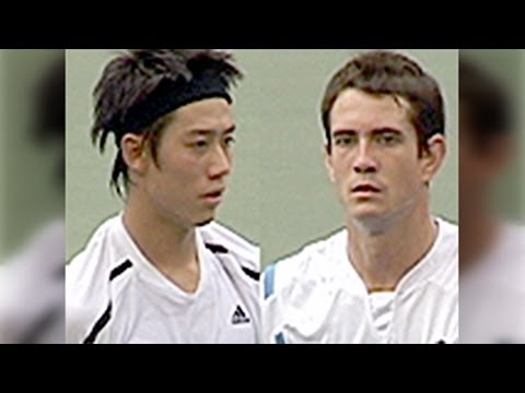 AIG OPEN 2008 ２回戦 錦織圭 VS ギリェルモ・ガルシアロペス vol.1