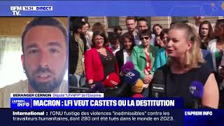 Bérenger Cernon Le Problème, Cest Macron Qui Refuse De Reconnaître Le Résultat Des Législatives