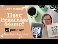 Procreate Tutorial for Beginners | Let's Make a Procreate Stamp Brush | Tiger Procreate Stamp