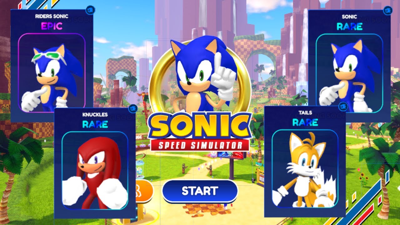 How to get ALL 4 CHARACTERS in Sonic Speed Simulator