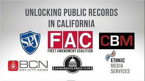 Unlocking Public Records in California