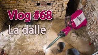 Removing the concrete slab from the cellar - Renovation vlog #68