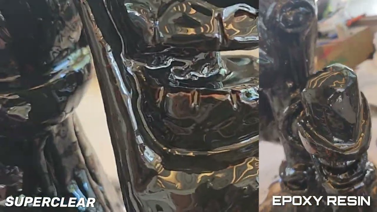 Transforming a Cactus into a Psychedelic Cartoon with Epoxy Resin and Acrylic Paint