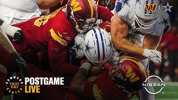 Postgame LIVE: Washington Commanders Fall on Road to Dallas Cowboys | NFL Week 7