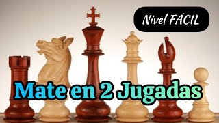 Jaque Mate en 2 Jugadas✅FÁCIL, creado por Friedrich Capräz (1857) #chess