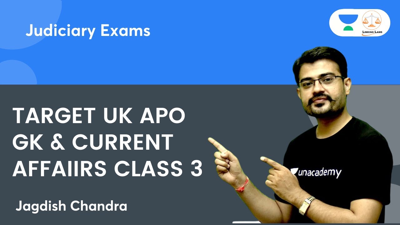 Target UK APO GK & Current Affairs Class 3 || By JJ