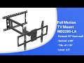 How to install mounting dream full motion long arm tv mount md2285la