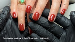Russian Gel manicure & SMART gel pedicure (4 hands treatment) at Darlings Beauty Lab