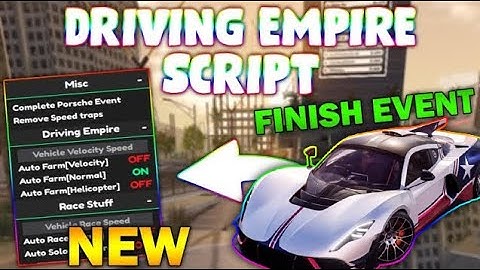 *NEW* Driving Empire Script (PASTEBIN 2025) ( AUTOFARM 160K IN 5 MINUTES, FAST SPEED)
