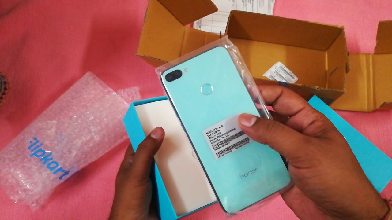 Honor 9N (new colour Robin Egg Blue) Unboxing,