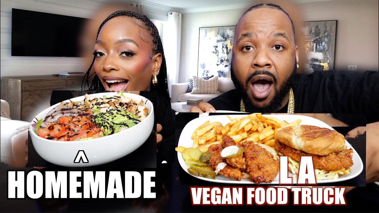 KEITH LEE - SWEETLY SEASONED | VEGAN BLACK OWN FOOD TRUCK IN LOS ANGELES  | MUKBANG
