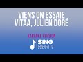 VITAA JULIEN DORE VIENS ON ESSAIE KARAOKE VERSION mp3