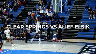 Texas Hs Basketball Clear Springs Vs Alief Elsik Chargers Take Control Full Game Highlights