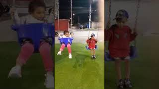 hisa e Davi adorou o passeio de ontem