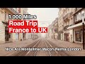 TESLA 1.000 Miles Road Trip from France, Aix, Montelimar, Macon, Reims, London UK EuroTunnel