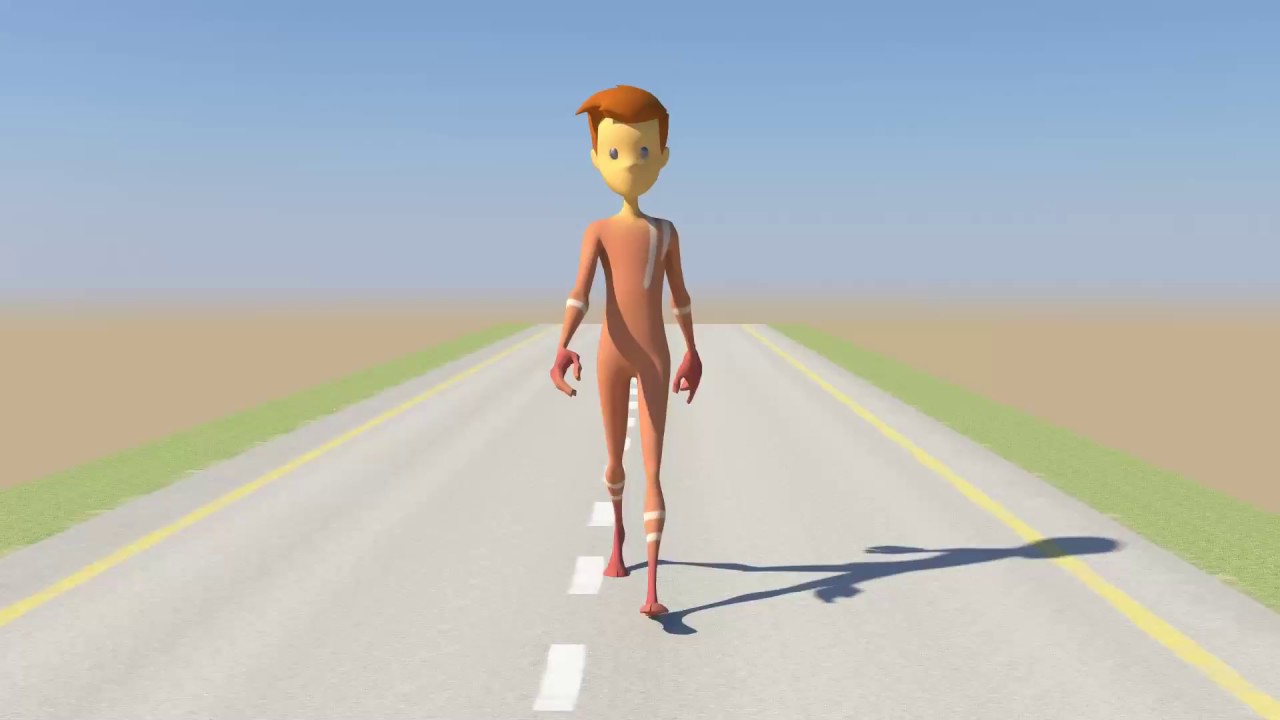 Maya Tutorial- Basic Walk Cycle in Maya - YouTube